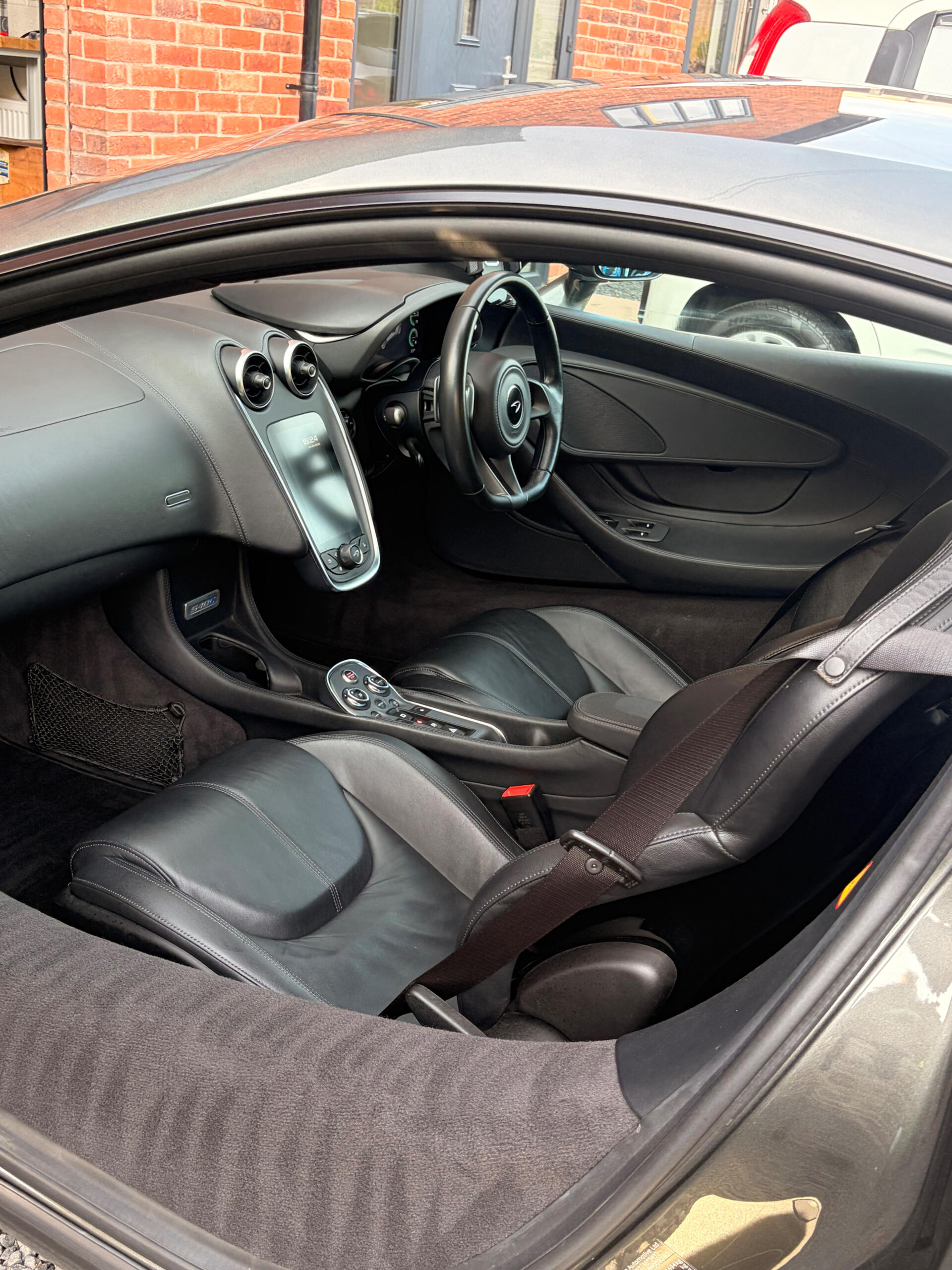 Interior deep clean on a McLaren 540c Professional interior deep clean in Little Hereford , Shropshire