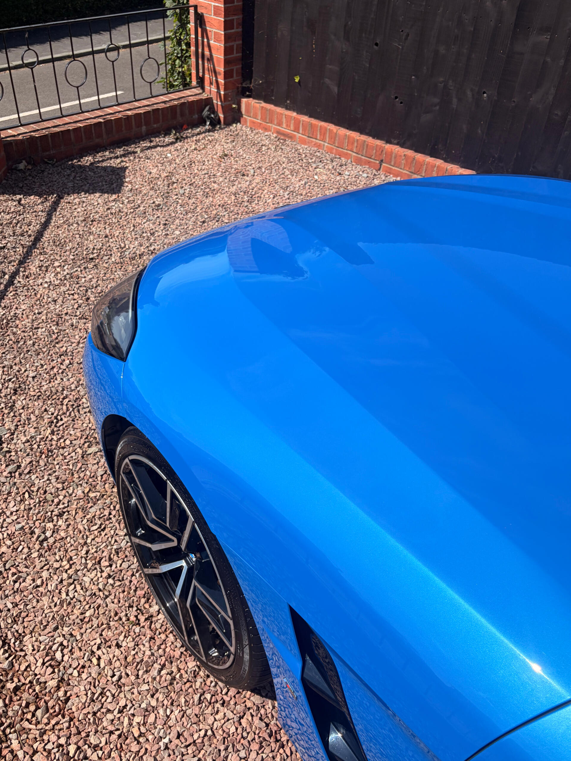 Exterior clean for BMM Z4 Stage 1 paint correction for BMW Z4 in Ludlow, Shropshire